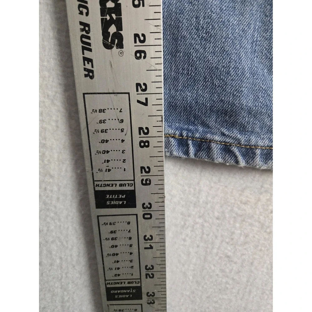 Levis Mens Blue 100% Cotton Denim Jeans 36 x 30 Button Fly